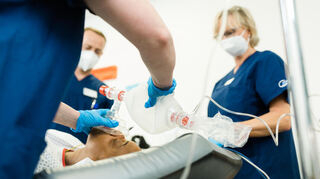 Ein Blick in den Schockraum an der Schwetzinger GRN-Klinik.