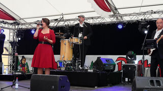 Anne Geser und die "Ron Prinz Kombo".