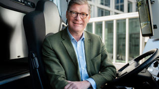 Gut in Fahrt: Daimler-Buses-Chef Till Oberwörder.