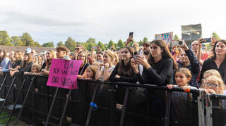 Viele junge Fans waren gekommen, um Lea zu sehen.