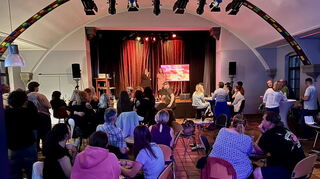 Ein gut besuchter Karaoke-Abend im Pumpwerk.