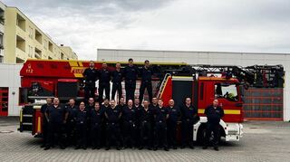 Die Freiwillige Feuerwehr war auch beim Lichterfest in Schwetzingen im Einsatz.