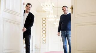 Nach dem plötzlichen Tod von Andreas Bante (l.) vor einem Jahr hatte sein Partner Martin Wynaendts van Resandt (r.) das Restaurant alleine weitergeführt. (Archivbild aus dem Jahr 2021)