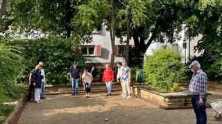Der Partnerschaftsverein Plankstadt begrüßte auf dem „Boulodrome“ am Antoniusplatz rund 20 Teilnehmer.