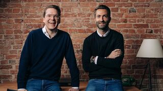 Christian Plagemann mit seinem Geschäftspartner Torsten Claus (r.) von Classic Trader.