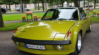 Der Porsche 914 ist auch ein beliebtes Oldtimerfahrzeug.