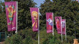 Plopsa hat die Markenrechte an vielen Figuren wie der Biene Maja,