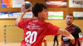 Die HG Oftersheim/Schwetzingen - hier Istvan Ferger im Testspiel gegen die HSG Rodgau Nieder-Roden - startet erst Anfang September in die 3. Liga. Zwei Wochen nach acht anderen Teams.