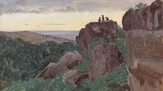 Auch das Werk Marino von Camille Corot ist in der Ausstellung „Freiräume“ in Frankfurt zu sehen.