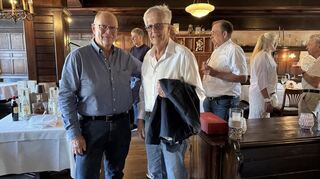Dr. Andreas Reinicke (rechts) mit Prof. Dr. Ingo J. Diel.