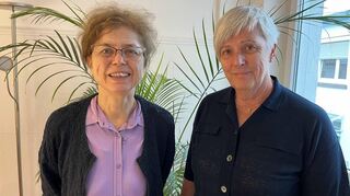 Gisela Konrad (l.) und Barbara Richter sind Ratgeberinnen und Unterstützerinnen in Sachen Leben mit psychischen Einschränkungen.