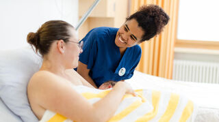Die GRN-Klinik Schwetzingen ist auf ihre Hebammen stolz.