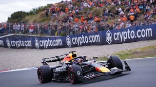 Max Verstappen auf der Strecke.