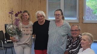 Sie bilden den Kern der neuen Brühler Gruppe „Betroffene helfen Betroffenen" (v. l.): Elke Ramer, Gardy Cerff, Anne Wiloth, Rudi Bamberger und Roswitha Nagel.