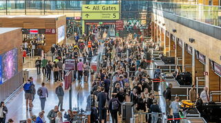 Der Berliner Flughafen BER.