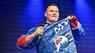 Der amerikanische Stürmer Zach Solow ist auf einem guten Weg, ein Publikumsliebling bei den Adlern zu werden.