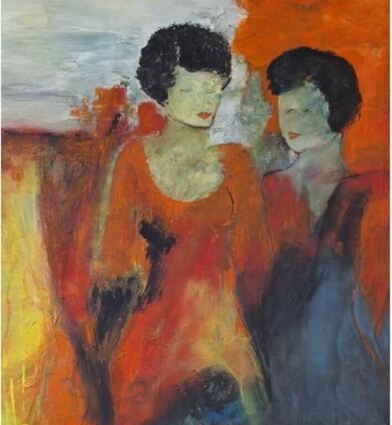 Eines der Kunstwerke von Christel Stierle, die zukünftig gemietet werden.