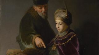„Ein junger Schüler und sein Lehrer“ aus der Werkstatt von Rembrandt van Rijn, gemalt um 1629/1630. Mit freundlicher Genehmigung im Rahmen des Open Content Programs.
