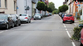Straßenzustand der Kaiserstraße im September 2022