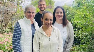 Annett Schulz (v.l.), Sebastian Herring, Gül Dincer und Janett Hoffmann leiten das ASB-Seniorenheim in Oftersheim.