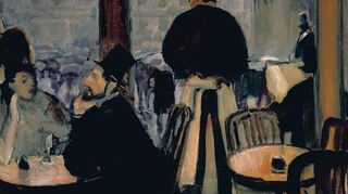 Albert Weisgerbers "Pariser Café" von 1906, das die Albert-Weisgerber-Stiftung in St. Ingbert zur Verfügung stellt.