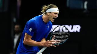 Alexander Zverev verzweifelte am zweiten Tag beim Laver Cup am Australier Alex de Minaur.