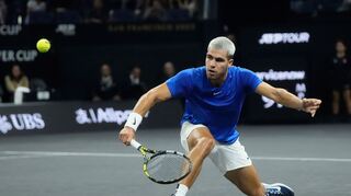 Carlos Alcaraz war gegen den US-Amerikaner Taylor Fritz chancenlos.
