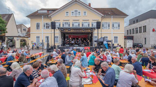 Jazz-Konzert mit der Galapagos-Bigband auf den Kleinen Planken.