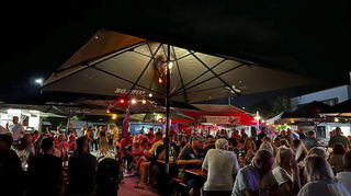 Stimmungsvolle Atmosphäre beim 2. Ketscher Weinfest.