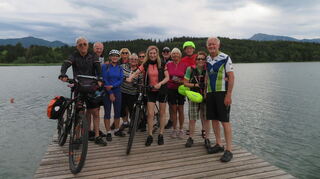 Die Radsportgruppe des Ski-Clubs am Forggensee.