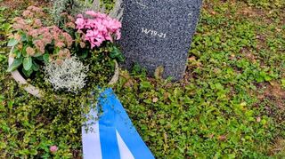 Das Grab des Plankstadter Soldaten Josef Böhm in Andilly.