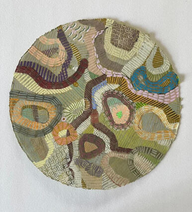 Ein Pattern als Kreis von der Hockenheimer Künstlerin Nina Kruser.