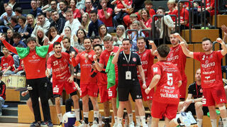 Trainer Christoph Lahme will mit der HG Oftersheim/Schwetzingen am Samstagabend möglichst jubeln. Mit Konstanz ist jedoch ein Titelkandidat in der Nordstadthalle zu Besuch.