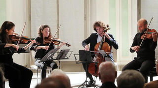 Eröffnung des Schwetzinger Mozartfestes mit Quatuor Voce im Jagdsaal des Schwetzinger Schlosses