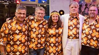 Die Schlagerfuzzies kommen ins Restaurant Rondeau.
