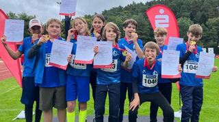Die U12-Jungen der LG Kurpfalz sind badischer Mannschaftsmeister.