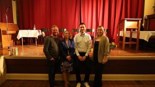 Das grüne Spitzenpersonal in Speyer: Paul Bunjes, Katrin Eder, Ansgar Parzich und Jana Dreyer.