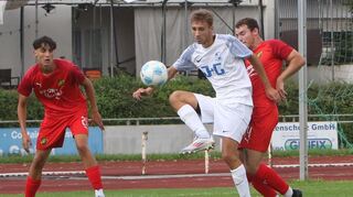 Janis Burosch – hier auf einem Archivbild – erzielte das 3:0 für Schwetzingen.