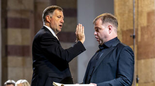Unter der Leitung von Domkapellmeister Markus Melchiori (l.) wurde „Elias“ von Felix Mendelssohn Bartholdy im Speyerer Dom aufgeführt.