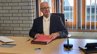 Gert Häusler beim Tatort-Dreh in Stuttgart.