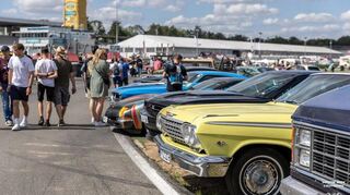 Besondere Fahrzeuge stehen beim Hubraum-Treffen auf dem Hockenheimring im Mittelpunkt.