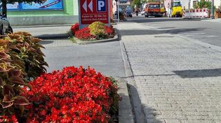 Vom bisherigen Pflasterbelag kaum zu unterscheiden ist der in Form und Struktur ähnliche Gussasphalt, der an den Rewe-Zufahrten verbaut worden ist.