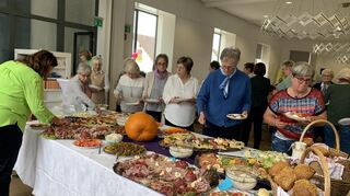Am reichhaltigen Buffet war für jeden etwas dabei.