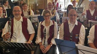 Ein Bild der Wirtshausmusikanten aus dem Jahr 2023.