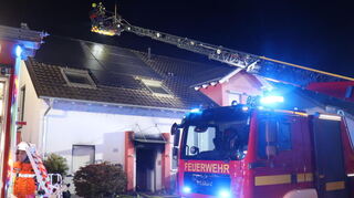 In einem Einfamilienhaus in Ketsch hat es in der Nacht gebrannt.