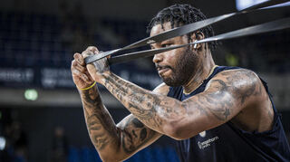 Marcus Weathers bereitet sich mit den Academics Heidelberg auf die erste Heimpartie in der Champions League vor.