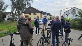 Die CDU Neulußheim bei ihrer kommunalpolitischen Fahrradtour.