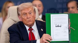 US-Präsident Trump zeigt ein gewisses Verständnis dafür, dass die Hamas im Gazastreifen Gegner hinrichtet. (Archivbild)