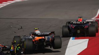 Der Moment, der das McLaren-Duo noch länger beschäftigen wird.