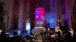 Heimspiel der anderen Art: Die Band Lower Vestry ist sonst in Gottesdiensten zu hören.